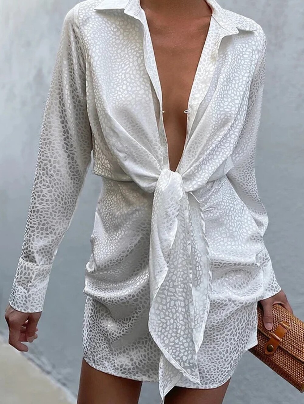 EUC Runaway the Label Ruby Stone Dress in White